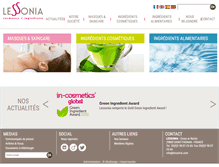 Tablet Screenshot of lessonia.com